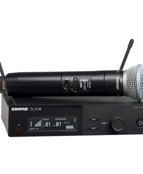 Shure SLXD24/B58 G59 Σετ Ασύρματο Δυναμικό Μικρόφωνο Χειρός για Φωνητικά 010-04-878
