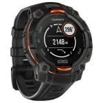 Garmin Instinct 3 Solar Aluminium 45mm Αδιάβροχο Smartwatch με Παλμογράφο (Black with Black Band) 010-02934-00 - Image 2