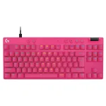 Logitech Pro X TKL Rapid Gaming Πληκτρολόγιο Tenkeyless με GX Red διακόπτες και RGB φωτισμό (Αγγλικό US) Magenta 920-013253