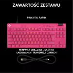 Logitech Pro X TKL Rapid Gaming Πληκτρολόγιο Tenkeyless με GX Red διακόπτες και RGB φωτισμό (Αγγλικό US) Magenta 920-013253 - Image 3