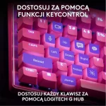 Logitech Pro X TKL Rapid Gaming Πληκτρολόγιο Tenkeyless με GX Red διακόπτες και RGB φωτισμό (Αγγλικό US) Magenta 920-013253 - Image 9