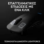 Logitech G Pro 2 Lightspeed Ασύρματο RGB Gaming Ποντίκι 44000 DPI Μαύρο 910-007295 - Image 4