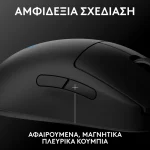 Logitech G Pro 2 Lightspeed Ασύρματο RGB Gaming Ποντίκι 44000 DPI Μαύρο 910-007295 - Image 7