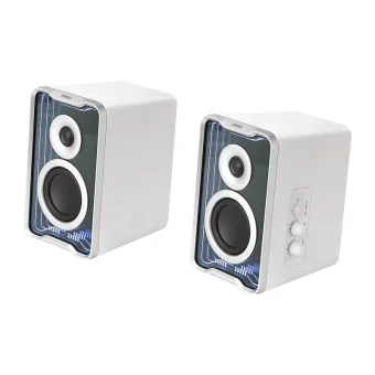 Edifier 2.0 QR30 Ηχεία Υπολογιστή 2.0 με Bluetooth και Ισχύ 30W σε Λευκό Χρώμα QR30-WT