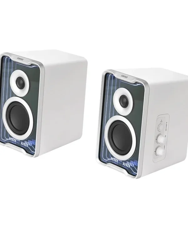 Edifier 2.0 QR30 Ηχεία Υπολογιστή 2.0 με Bluetooth και Ισχύ 30W σε Λευκό Χρώμα QR30-WT