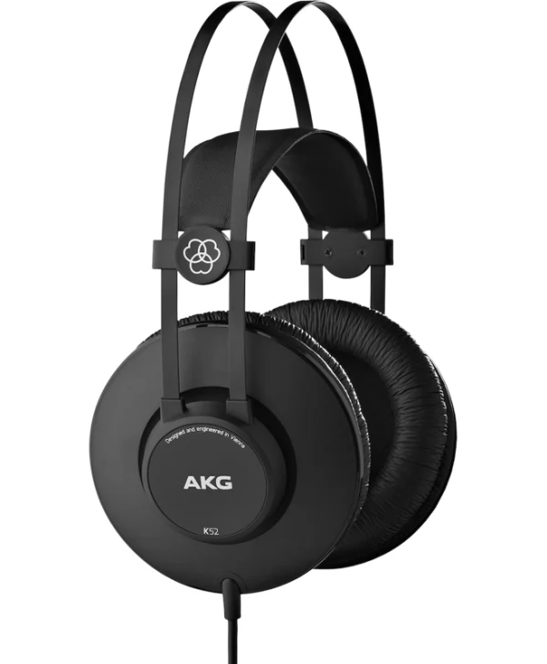 AKG K52 Ασύρματα / Ενσύρματα Over Ear Ακουστικά Μαύρα 030-21-079