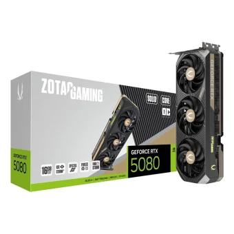 Zotac GeForce RTX 5080 16GB GDDR7 Solid Core OC Κάρτα Γραφικών ZT-B50800J2-10P