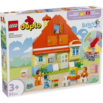 LEGO Duplo Bluey's Family House With Memory Game για 3+ ετών Ετών 83τμχ 10459