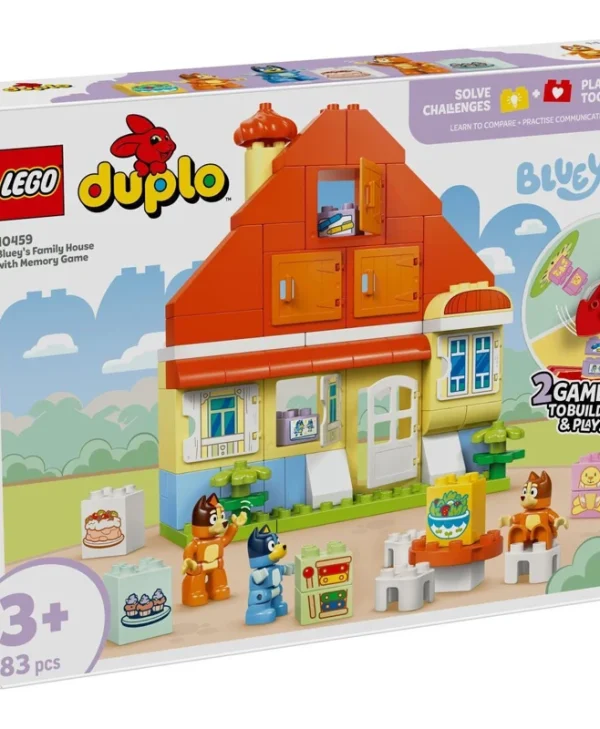LEGO Duplo Bluey's Family House With Memory Game για 3+ ετών Ετών 83τμχ 10459