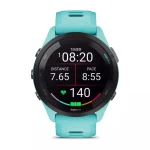 Garmin Forerunner 265 46mm Αδιάβροχο Smartwatch με Παλμογράφο (Aqua/Black) 010-02810-12