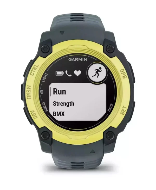 Garmin Instinct E 40mm Αδιάβροχο Smartwatch με Παλμογράφο (Electric Lime with Twilight Band) 010-02932-01
