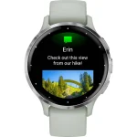 Garmin Venu 3S Stainless Steel 41mm Αδιάβροχο Smartwatch με Παλμογράφο (Silver Stainless Steel Bezel with Sage Gray Case and Silicone Band) 010-02785-01 - Image 4