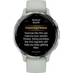 Garmin Venu 3S Stainless Steel 41mm Αδιάβροχο Smartwatch με Παλμογράφο (Silver Stainless Steel Bezel with Sage Gray Case and Silicone Band) 010-02785-01 - Image 5