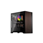 Krux Palum Midi Tower Κουτί Υπολογιστή με Πλαϊνό Παράθυρο Μαύρο KRXD008