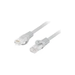 Lanberg U/UTP Cat.6 Καλώδιο Δικτύου Ethernet 1m Γκρι 1τμχ PCU6-10CU-0100-S