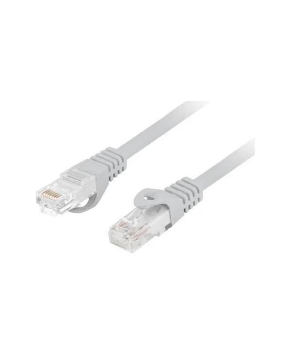 Lanberg U/UTP Cat.6 Καλώδιο Δικτύου Ethernet 1m Γκρι 1τμχ PCU6-10CU-0100-S