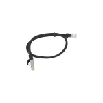 Lanberg U/UTP Cat.5e Καλώδιο Δικτύου Ethernet 0.5m Μαύρο 1τμχ PCU5-10CC-0050-BK - Image 2