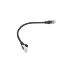 Lanberg U/UTP Cat.5e Καλώδιο Δικτύου Ethernet 0.25m Μαύρο 1τμχ PCU5-10CC-0025-BK - Image 2