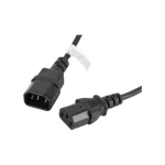 Lanberg IEC C13 - IEC C14 Cable 1.8m Μαύρο CA-C13E-10CC-0018-BK