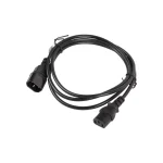 Lanberg IEC C13 - IEC C14 Cable 1.8m Μαύρο CA-C13E-10CC-0018-BK - Image 2