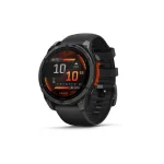 Garmin Fenix 8 Stainless Steel 47mm Αδιάβροχο Smartwatch με Παλμογράφο (Slate Grey With Black Silicone Band) 010-02904-00 - Image 3