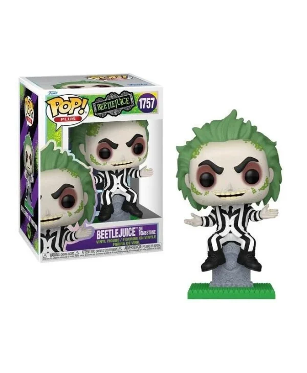 Funko Pop! Movies: Beetlejuice on Tombstone Exclusive 83562