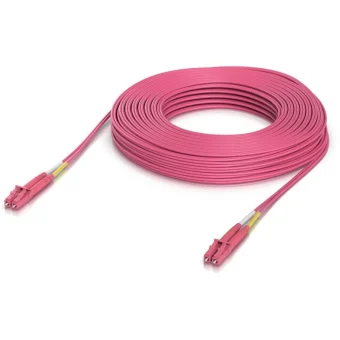 Ubiquiti Καλώδιο Οπτικής Ίνας LC-LC 30m Ροζ 1τμχ UACC-OFC-M2-LULU-30M