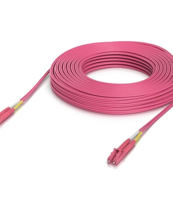 Ubiquiti Καλώδιο Οπτικής Ίνας LC-LC 30m Ροζ 1τμχ UACC-OFC-M2-LULU-30M