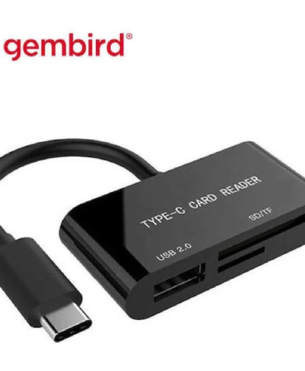 Gembird Card Reader USB 3.1 Type-C για SD UHB-CR3-02