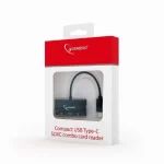 Gembird Card Reader USB 3.1 Type-C για SD UHB-CR3-02 - Image 3