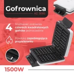 Adler Τοστιέρα για 2 Τοστ 1200W Λευκή AD 3085 - Image 8