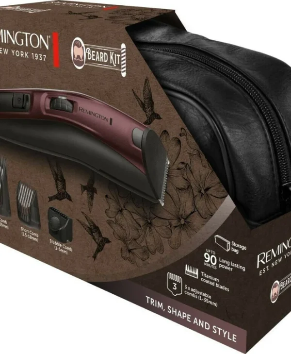 Remington Επαναφορτιζόμενη Κουρευτική Μηχανή Μαύρη MB4047