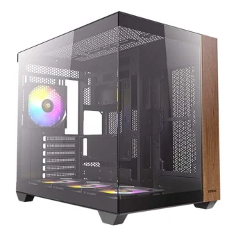 Antec CX800 RGB Gaming Midi Tower Κουτί Υπολογιστή με Πλαϊνό Παράθυρο Wood 0-761345-10137-0