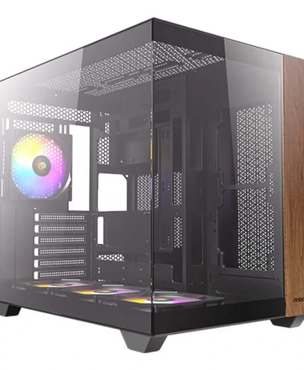 Antec CX800 RGB Gaming Midi Tower Κουτί Υπολογιστή με Πλαϊνό Παράθυρο Wood 0-761345-10137-0