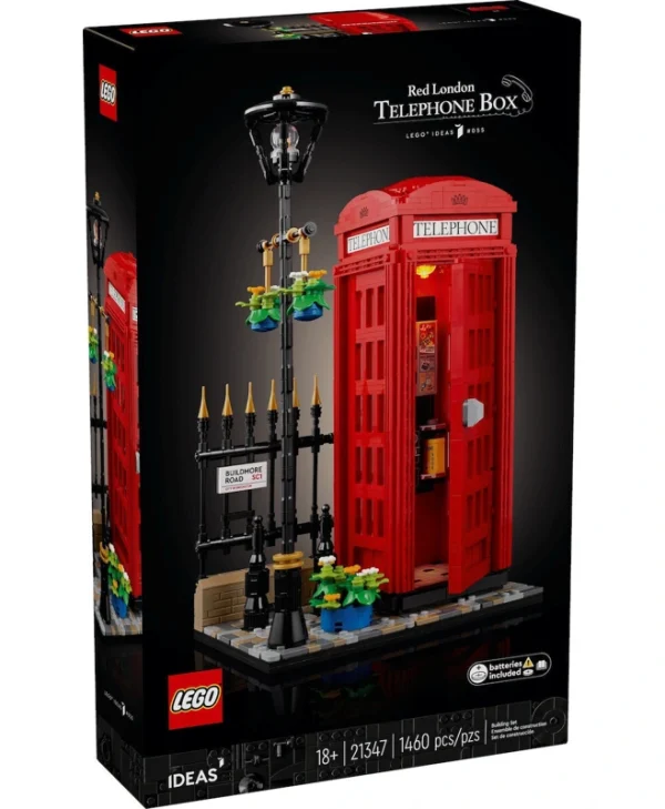 LEGO Ideas Red London Telephone Box για 18+ ετών Ετών 1460τμχ 21347