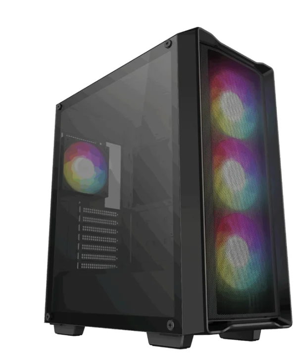 Deepcool CC560 V2 Mesh Gaming Midi Tower Κουτί Υπολογιστή με Πλαϊνό Παράθυρο Μαύρο R-CC560-BKAMA4-G-2