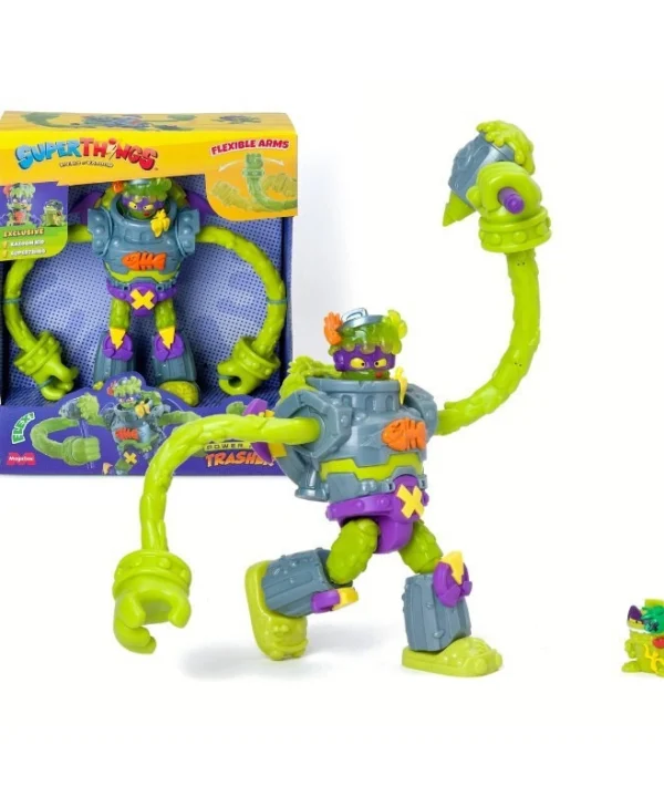 Φιγούρα Δράσης Superthings Μικροπλάσματα Superbot Arms Με Φιγούρες Trasher για 3+ ετών Ετών 22εκ. 1013-62121