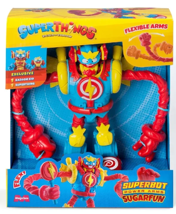 AS SuperZings Superthings Μικροπλάσματα Superbot Arms Με Φιγούρες Sugarfun για 4+ ετών Ετών (Διάφορα Σχέδια) 1τμχ 1013-62120