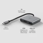 TP-LINK UH3020C USB-C Docking Station με HDMI 4K PD Γκρι - Image 2