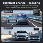 70Mai Σετ Κάμερα DVR Αυτοκινήτου 1080P με Οθόνη 2" GPS & Κάμερα Οπισθοπορείας A510-1 - Image 6