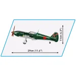 Τουβλάκια Kawasaki Ki-61-Hien για 7+ ετών Ετών 324τμχ COBI-5740 - Image 3