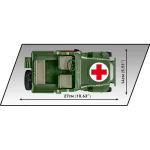 Cobi Τουβλάκια Willys MB Medical για 7+ ετών Ετών 1131τμχ COBI-2806 - Image 8