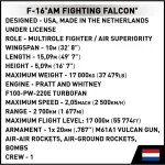 Cobi Τουβλάκια F-16 Am Fighting Falcon 425τμχ COBI-5896 - Image 13