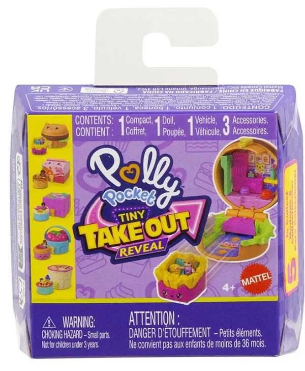 Mattel Polly Polly Pocket για 3+ ετών Ετών (Διάφορα Σχέδια) 1τμχ JCR44