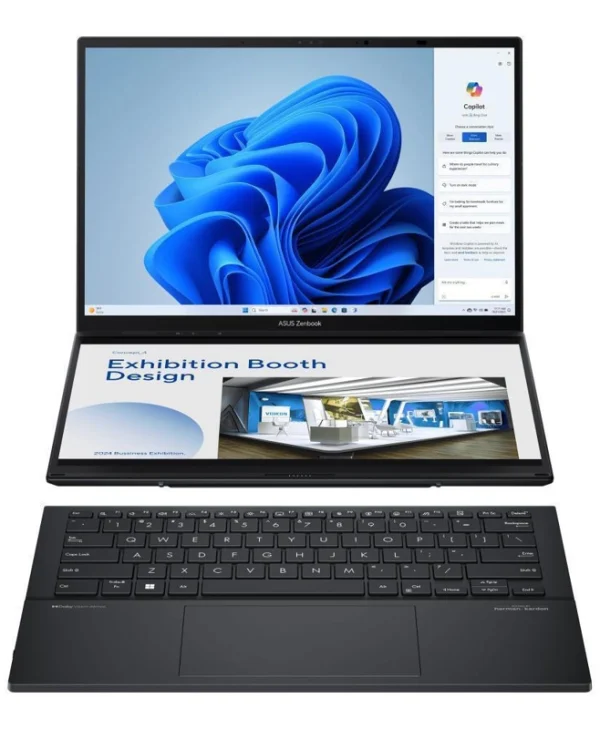 Asus ZenBook Duo 14 OLED UX8406CA-PZ009W 14" 120Hz (Ultra 9-285H/32GB/2TB SSD/W11 Home) (US Keyboard) 90NB14X1-M00820