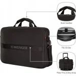 Wenger Τσάντα για Laptop 16" σε Μαύρο χρώμα 653300 - Image 9