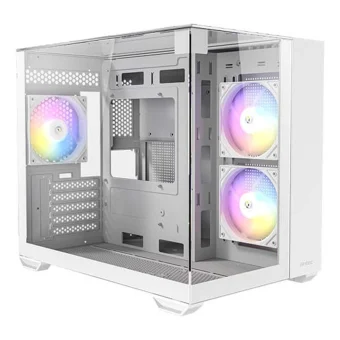 Antec CX600M Trio ARGB Mini Tower Κουτί Υπολογιστή με Πλαϊνό Παράθυρο Λευκό 0-761345-10141-7