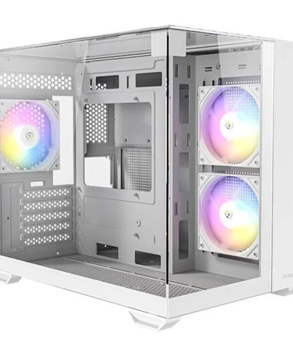 Antec CX600M Trio ARGB Mini Tower Κουτί Υπολογιστή με Πλαϊνό Παράθυρο Λευκό 0-761345-10141-7