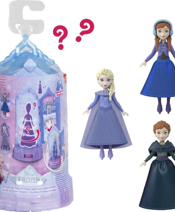 Mattel Frozen Ice Castle Spin Surprise Mini Doll Κούκλα για 3+ ετών+ Ετών (Διάφορα Σχέδια) 1τμχ JCR90