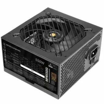 Mars Gaming MPB550SI 550W Μαύρο Τροφοδοτικό Υπολογιστή Full Wired 80 Plus Bronze TACMARS-MPB550SI